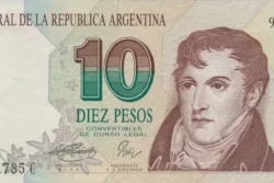 Argentina 10 Pesos Conversíveis