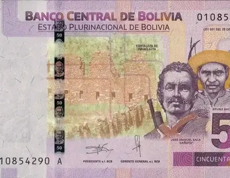 Bolívia 50 Bolivianos