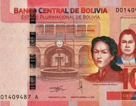 Bolívia 100 Bolivianos