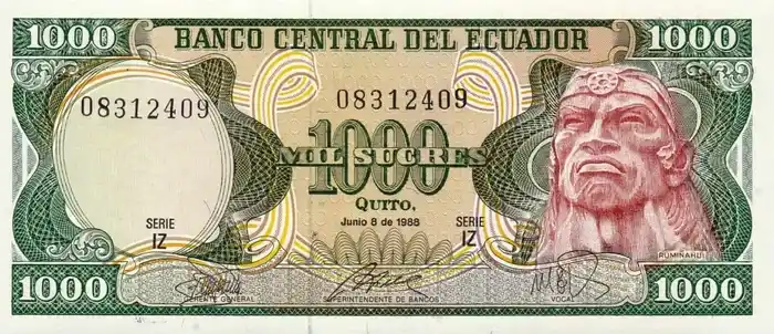 Equador 1.000 Sucres