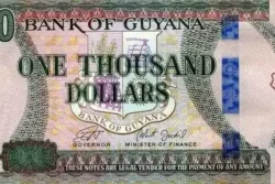 Guiana 1.000 Dólares