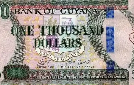 Guiana 1.000 Dólares