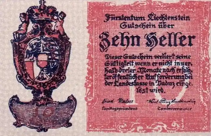 Liechtenstein 10 Heller