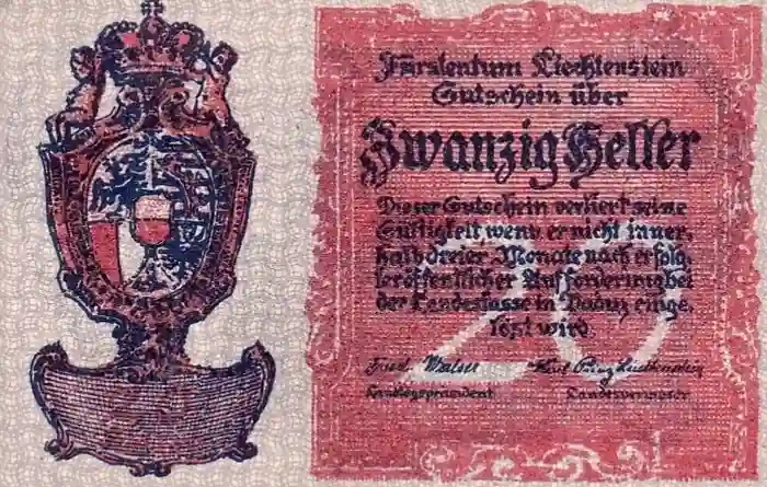 Liechtenstein 20 Heller