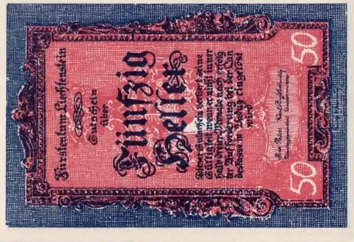 Liechtenstein 50 Heller