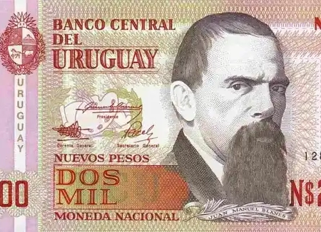 Uruguai 2.000 Novos Pesos