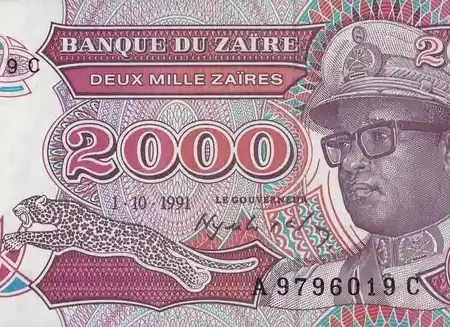 Zaire 2.000 Zaires