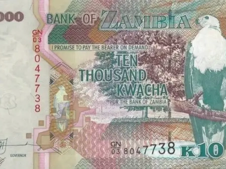 Zâmbia 10.000 Kwacha