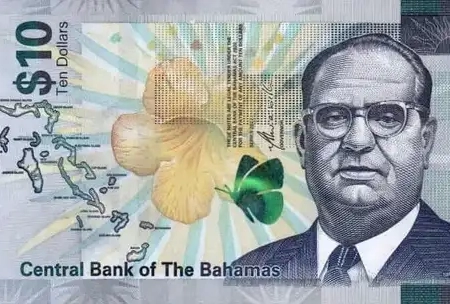 Bahamas 10 Dólares