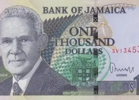 Jamaica 1.000 Dólares