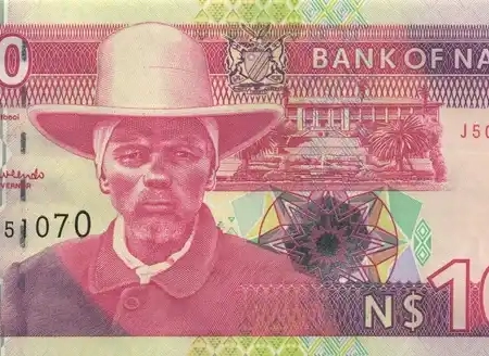 Namíbia 100 Dólares