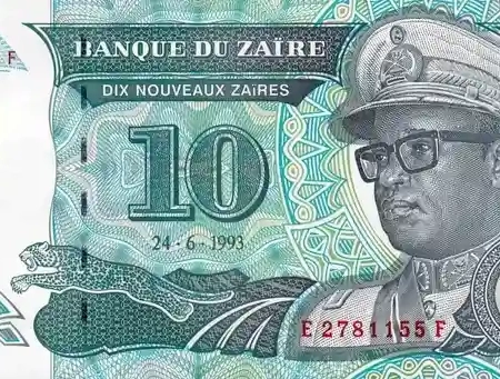 Zaire 10 Nouveaux Zaires