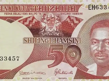 Tanzânia 50 Shilingi