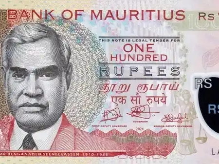 Maurítius 100 Rúpias