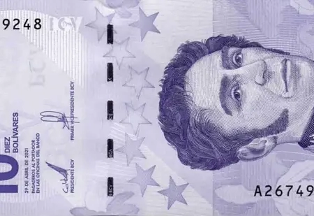 Venezuela 10 Bolívares Digitais