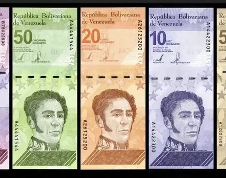 Venezuela 5 Cédulas Bolivar Digital