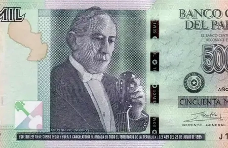 Paraguai 50.000 Guaraníes