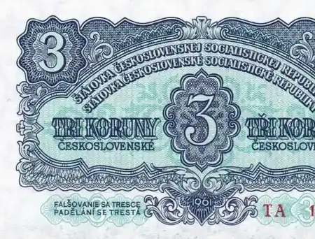 Tchecoslováquia 3 Korun