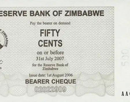 Zimbabwe 50 Centavos