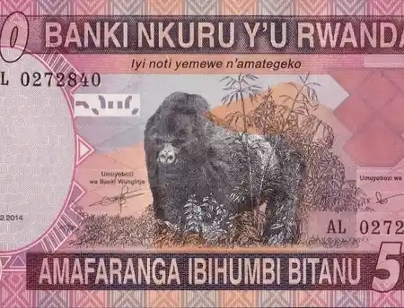 Ruanda 5.000 Francos