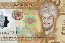 Turcomenistão 5 Manat